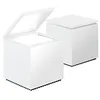 Image de Cuboluce Classic Blanc Brillant Lampe E14LED à émission indirecte Flux lumineux 206 lumens Température de Couleur Blanc Chaud 2 700 K