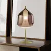 Image de miloox by Sforzin Lampe de table X-Ray, cuivré/doré, hauteur 32,5 cm verre