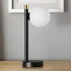 Image de miloox by Sforzin Lampe à poser Pomì à 1 lampe avec sphère de verre