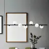 Image de Sforzin Suspension Pomì, horizontale, à sept lampes