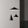 Image de miloox by Sforzin Suspension Samoi, 3 lampes, métal, noir, décentré