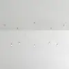 Image de miloox by Sforzin Suspension Aladino, 5 lampes, clair/doré, verre, décentré