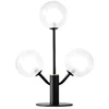 Image de MILOOX Cosmo Lampe de table noire 3 lumières