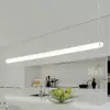 Image de TECNICO by Sforzin Suspension LED Pirgos, 200 cm de long, intensité variable, blanc