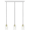 Image de MILOOX EBE Lampe de suspension transparente 3 lumières