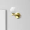 Image de miloox by Sforzin Applique murale Pomi, à 1 lampe, doré, verre, sphère