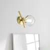 Image de miloox by Sforzin Applique murale Camely, or brossé/clair, 1 lampe