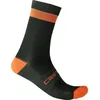 Image de Castelli 4521553 Alpha 18 Sock Socks Homme Military Green/Fiery Red Taille XXL