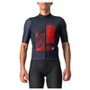 Image de Castelli 4522030 13 Screen Jersey T-Shirt Homme Savile Blue/Red Taille XL