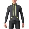 Image de CASTELLI 4522508-030 FLIGHT JACKET AIR Men's Jacket Dark Gray/Electric Lime M