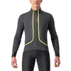 Image de CASTELLI 4522508-030 FLIGHT JACKET AIR Men's Jacket Dark Gray/Electric Lime L