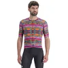 Image de Sportful 1123011-579 Glitch Bomber Jersey Homme T-Shirt Multicolor Pink XL