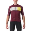 Image de CASTELLI 4522023-421 PROLOGO 7 Jersey Men's T-Shirt Bordeaux/Ivory-Passion Fruit M