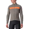 Image de CASTELLI 4521503-064 RADDOPPIA 3 JKT Jacket Homme NICKEL GRAY/RED ORANGE Taille M