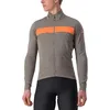 Image de CASTELLI 4521503-064 RADDOPPIA 3 JKT Jacket Homme NICKEL GRAY/RED ORANGE Taille XL