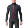 Image de CASTELLI 4523508-085 ENTRATA JACKET Jacket Unisex LIGHT BLACK/RED Taille XXL