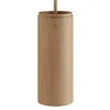 Image de creative cables Lampe à Suspension Made in Italy avec câble Textile et Abat-Jour Tub-E14 en Bois - sans Ampoule, Neutre