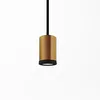 Image de creative cables Lampe Spot Suspension Simple Mini Spotlight GU1d0 - avec Ampoule, Cuivre satiné