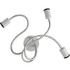 Image de creative cables Lampe Mini Spot Spotlight GU1d0 Flex 60 Murale ou de Plafond - avec Ampoule, Blanc Mat