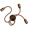 Image de creative cables Lampe Mini Spot Spotlight GU1d0 Flex 60 Murale ou de Plafond - avec Ampoule, Cuivre satiné