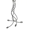 Image de creative cables Lampe Mini Spot Spotlight GU1d0 Flex 90 Murale ou de Plafond - avec Ampoule, Titane satiné