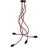 Image de creative cables Lampe Mini Spot Spotlight GU1d0 Flex 90 Murale ou de Plafond - avec Ampoule, Noir