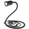 Image de creative cables GU1d-one Lampe de Table articulée sans Base avec Mini Spot LED - avec Ampoule, Noir