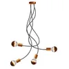Image de creative cables Flex 90 plafonnier articuléà lumière Diffuse avec Ampoule LED G95 - sans Ampoule, Cuivre satiné