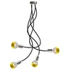 Image de creative cables Flex 90 plafonnier articuléà lumière Diffuse avec Ampoule LED G95 - sans Ampoule, Titane satiné