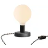 Image de creative cables Lampe de Table Posaluce Globo en métal - Noir, Interrupteur