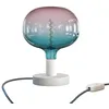 Image de creative cables Lampe de Table Posaluce Cobble en métal - Blanc Mat, Interrupteur