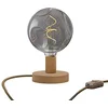 Image de creative cables Lampe de Table Posaluce Bumped en Bois - Neutre - RN26, Interrupteur