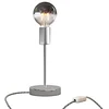 Image de creative cables Lampe de Table Alzaluce Half Cup en métal - Chromé, Interrupteur