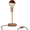 Image de creative cables Lampe de Table Alzaluce Half Cup en métal - Cuivre, Interrupteur