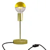 Image de creative cables Lampe de Table Alzaluce Half Cup en métal - Laiton, Interrupteur
