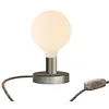 Image de creative cables Lampe de Table Posaluce Globo en métal - Titane satiné, Dimmer