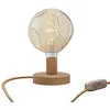 Image de creative cables Lampe de Table Posaluce Bumped en Bois - Neutre - RN06, Dimmer
