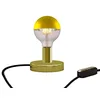 Image de creative cables Lampe de Table Posaluce Half Cup en métal - Laiton, Dimmer