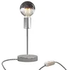 Image de creative cables Lampe de Table Alzaluce Half Cup en métal - Chromé, Dimmer