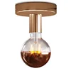 Image de creative cables Lampe Fermaluce en métal avec ampoule Globo - Cuivre