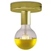 Image de Lampe Fermaluce en métal avec ampoule Globo - Laiton