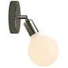 Image de Lampe Fermaluce Snodo en métal avec ampoule Globo Porcelaine - Perle noire