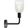 Image de Lampe Fermaluce Elle en métal avec ampoule Crystal - Noir