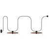 Image de creative cables Guirlande Lumineuse EIVA d'extérieur IP65 avec 2 Douilles et Rosace - sans Ampoule, Cuivre satiné - Bronze satiné