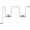 Image de creative cables Guirlande Lumineuse EIVA d'extérieur IP65 portative avec 2 Douilles - sans Ampoule, Cuivre satiné - Bronze satiné
