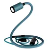 Image de creative cables GU1d-one Pastel Lampe avec Articulation sans Base et avec Mini Spot LED - avec Ampoule, Pétrole