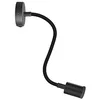 Image de creative cables Lampe Fermaluce Flex 30 avec Mini Rosace, Interrupteur et Mini Spot GU1d0 - avec Ampoule, Noir