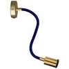 Image de creative cables Lampe Fermaluce Flex 30 avec Mini Rosace, Interrupteur et Mini Spot GU1d0 - avec Ampoule, Bronze satiné