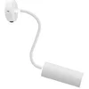 Image de creative cables Fermaluce Flex 30 Leuchte mit Mini Baldachin mit Schalter und Strahler mit Tub-E14 Lampenschirm - sans Ampoule, Blanc Mat