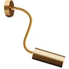 Image de creative cables Fermaluce Flex 30 Leuchte mit Mini Baldachin mit Schalter und Strahler mit Tub-E14 Lampenschirm - sans Ampoule, Bronze satiné